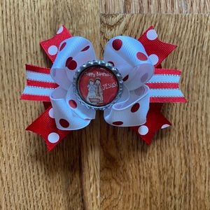 Handmade Christmas Bottle-cap Bow